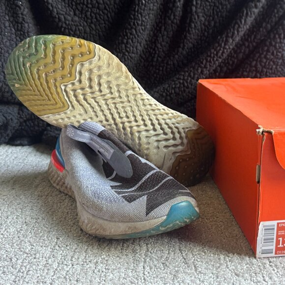 Nike Epic Phantom React Flyknit JDI Indigo Fog 2019 Men US 12.5 - Picture 1 of 4